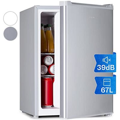 KLARSTEIN 67L Retro Beer Fridge w/ 4L Freezer, Glass Mini Fridge for Bedrooms, Quiet Small Wine Cooler, Indoor/Outdoor Home Bar Storage for Beverages, Soft Drinks, Removable Shelves, Low Noise KLARSTEIN 67L Retro Beer Fridge w/ 4L Freezer, Glass Mini Fridge for Bedrooms, Quiet Small Wine Cooler, Indoor/Outdoor Home Bar Storage for Beverages, Soft Drinks, Removable Shelves, Low Noise