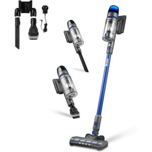 SWAN SC15825N Dust Master 29.6V Cordless Stick Vacuum with 3 Speed Settings, Rechargeable Battery, Anti-Tangle Floorhead, Includes 2-in-1 Crevice Tool, Long Nozzle, Motorised Pet Tool, Blue SWAN SC15825N Dust Master 29.6V Cordless Stick Vacuum with 3 Speed Settings, Rechargeable Battery, Anti-Tangle Floorhead, Includes 2-in-1 Crevice Tool, Long Nozzle, Motorised Pet Tool, Blue