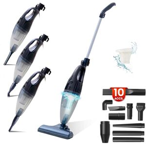 Belaco 2 in 1 Upright Vacuum Cleaner Black 700W handheld stick bagless vacuum cleaner, High Efficiency, Crevice attachment,HEPA Filter Belaco 2 in 1 Upright Vacuum Cleaner Black 700W handheld stick bagless vacuum cleaner, High Efficiency, Crevice attachment,HEPA Filter