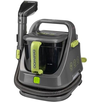 Daewoo Hurricane 650W Spot Washer, Compact Upholstery & Carpet Cleaner with Multi Tool & Flexible Hose, 1.4L Clean Water Tank – Ideal for Pet Mess, Spills & Stains Daewoo Hurricane 650W Spot Washer, Compact Upholstery & Carpet Cleaner with Multi Tool & Flexible Hose, 1.4L Clean Water Tank – Ideal for Pet Mess, Spills & Stains