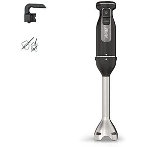 Ninja Foodi 2-in-1 Hand Blender & Hand Mixer, Food Processor with 2 Attachments, 850W Powerbase, Immersion Blender, 5 Mixing Speeds, 2 Blending Speeds, 1.5m Cord, Black CI090UK Ninja Foodi 2-in-1 Hand Blender & Hand Mixer, Food Processor with 2 Attachments, 850W Powerbase, Immersion Blender, 5 Mixing Speeds, 2 Blending Speeds, 1.5m Cord, Black CI090UK
