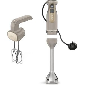 Ninja Foodi 3-in-1 Hand Blender, Hand Mixer & Chopper with Gradual Start, 2 Blending and 5 Mixing Speeds to Chop, Mix, Knead, Blend and more, Dishwasher Safe Parts, 850W, Stone Gold CI100UKSTGD Ninja Foodi 3-in-1 Hand Blender, Hand Mixer & Chopper with Gradual Start, 2 Blending and 5 Mixing Speeds to Chop, Mix, Knead, Blend and more, Dishwasher Safe Parts, 850W, Stone Gold CI100UKSTGD