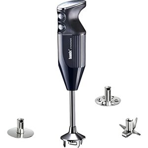 bamix 1022.006 PRIME Stick Blender Set with multi-purpose stainless steel blade, Whisk, Beater, 250 Watts, 2 Speeds, Made in Switzerland, Black bamix 1022.006 PRIME Stick Blender Set with multi-purpose stainless steel blade, Whisk, Beater, 250 Watts, 2 Speeds, Made in Switzerland, Black