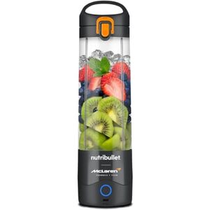 NutriBullet Portable Blender in Collaboration with McLaren Formula 1 Team Grey Leak Proof To-Go Lid Powerful Extractor Blade USB-C Charging 15+ Blending Cycles Juices & Smoothies On The Go NutriBullet Portable Blender in Collaboration with McLaren Formula 1 Team Grey Leak Proof To-Go Lid Powerful Extractor Blade USB-C Charging 15+ Blending Cycles Juices & Smoothies On The Go