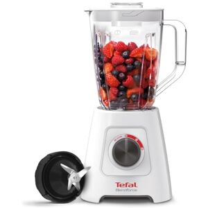 Tefal Blendforce II Blender, 2L Plastic Jug, 1.25L Effective Capacity, 600W, 4 Removable Stainless Steel Blades, Smoothie, Ice Crush, 2 Speeds + Pulse, Kitchen Shakes Maker, White, BL420140 Tefal Blendforce II Blender, 2L Plastic Jug, 1.25L Effective Capacity, 600W, 4 Removable Stainless Steel Blades, Smoothie, Ice Crush, 2 Speeds + Pulse, Kitchen Shakes Maker, White, BL420140
