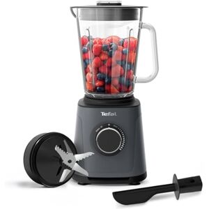 Tefal PerfectMix High-Speed Blender, 1200W, 2L Glass Jug, Powelix Technology, Removable Blades, Ideal for Smoothies, Soups, Sauces & Dips, Grey, BL771BG0 Tefal PerfectMix High-Speed Blender, 1200W, 2L Glass Jug, Powelix Technology, Removable Blades, Ideal for Smoothies, Soups, Sauces & Dips, Grey, BL771BG0