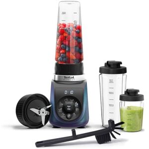 Tefal Blend Up Powerful Mini Blender, Quiet Mode, 8 Auto Programmes, Auto Cleaning Programme, 2 Durable Bottles 0.7L & 0.4L, Smoothies, Protein Shakes, Cocktails, Ice Crush, Hummus, 6 Blades BL19H4G0 Tefal Blend Up Powerful Mini Blender, Quiet Mode, 8 Auto Programmes, Auto Cleaning Programme, 2 Durable Bottles 0.7L & 0.4L, Smoothies, Protein Shakes, Cocktails, Ice Crush, Hummus, 6 Blades BL19H4G0