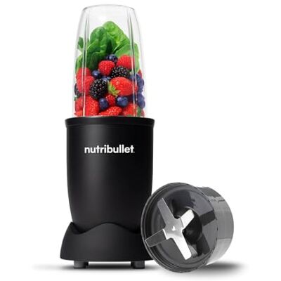 NutriBullet blender 600 Series Starter Kit in Black 4 Piece Set Nutrient Extractor High Speed Blender 600W Quick & Powerful Kickstart Your Morning Great for Smoothies NutriBullet blender 600 Series Starter Kit in Black 4 Piece Set Nutrient Extractor High Speed Blender 600W Quick & Powerful Kickstart Your Morning Great for Smoothies