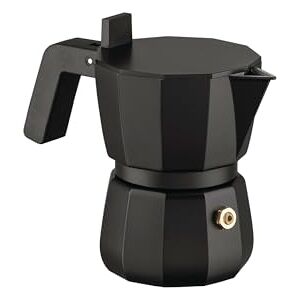 Alessi Moka DC06/1 B Design Espresso Maker Cast Aluminium Handle and Knob PA Black 1 Cup Alessi Moka DC06/1 B Design Espresso Maker Cast Aluminium Handle and Knob PA Black 1 Cup