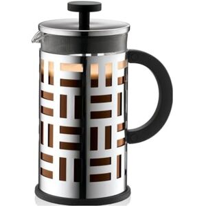 Bodum EILEEN Coffee Maker (French Press System, Permanent Filter, 1.0 L/34 oz, 8 Cup) Shiny Bodum EILEEN Coffee Maker (French Press System, Permanent Filter, 1.0 L/34 oz, 8 Cup) Shiny