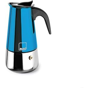 IBILI Espresso machine Moca Blue, 2 cups, 100 ml, Stainless steel, Suitable for induction IBILI Espresso machine Moca Blue, 2 cups, 100 ml, Stainless steel, Suitable for induction