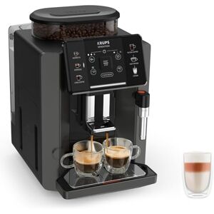 Krups Sensation C50 Fully Automatic Coffee Machine, Bean to Cup, Cappuccino & Latte Maker, Espresso, Americano, One Touch Digital Panel, Lighting Alerts, Convenient Cleaning, Custom settings, EA910840 Krups Sensation C50 Fully Automatic Coffee Machine, Bean to Cup, Cappuccino & Latte Maker, Espresso, Americano, One Touch Digital Panel, Lighting Alerts, Convenient Cleaning, Custom settings, EA910840