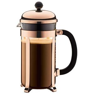 Bodum French Press Chambord 1L / 8 Cup Copper Coffee Maker Heat-Resistant & Stainless Steel Filter BPA-Free Dishwasher Safe Cafetiere Made in Portugal Bodum French Press Chambord 1L / 8 Cup Copper Coffee Maker Heat-Resistant & Stainless Steel Filter BPA-Free Dishwasher Safe Cafetiere Made in Portugal