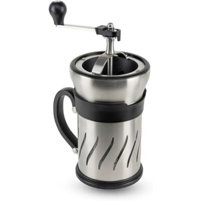 Peugeot Paris Press Coffee Grinder and Coffee Maker in one, Stainless Steel Peugeot Paris Press Coffee Grinder and Coffee Maker in one, Stainless Steel