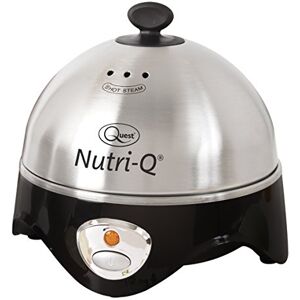 Nutri-Q Quest 34360 Multi-Functional Egg Cooker & Omelette Maker/Boil Up To 7 Eggs At Once/Comes Complete With Poaching & Omelette Trays/Stainless Steel Finish Nutri-Q Quest 34360 Multi-Functional Egg Cooker & Omelette Maker/Boil Up To 7 Eggs At Once/Comes Complete With Poaching & Omelette Trays/Stainless Steel Finish