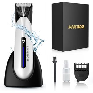 BARBERBOSS Body Groomer Men, Balls Trimmer Men, Groin & Body Hair Trimmer, Pubic Hair Trimmer for Men, Body Shavers for Men, Men's Pube Trimmer BARBERBOSS Body Groomer Men, Balls Trimmer Men, Groin & Body Hair Trimmer, Pubic Hair Trimmer for Men, Body Shavers for Men, Men's Pube Trimmer