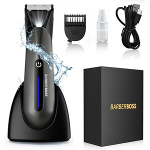BARBERBOSS Pubic Hair & Body Trimmer for Men – Waterproof Groin Groomer, Ball Shaver & Pube Trimmer Men BARBERBOSS Pubic Hair & Body Trimmer for Men – Waterproof Groin Groomer, Ball Shaver & Pube Trimmer Men