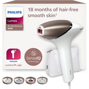 Philips Lumea 8000 Series, IPL Hair Removal Device, Laser Hair Removal Alternative, SenseIQ Technology, 4 Attachments for Body, Face, Bikini and Underarms, Model BRI948/00 Philips Lumea 8000 Series, IPL Hair Removal Device, Laser Hair Removal Alternative, SenseIQ Technology, 4 Attachments for Body, Face, Bikini and Underarms, Model BRI948/00