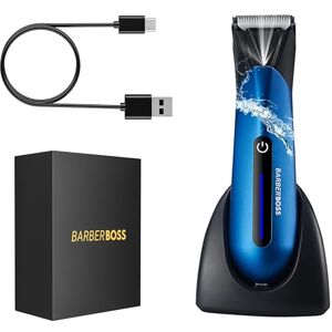 BARBERBOSS Body Shaver for Men: Rechargeable Cordless Men's Hair Clippers, Ball Trimmer, Body Trimmer for Chest, Groin & Intimate Areas, Pubic Hair Clipper & Ball Shaver BARBERBOSS Body Shaver for Men: Rechargeable Cordless Men's Hair Clippers, Ball Trimmer, Body Trimmer for Chest, Groin & Intimate Areas, Pubic Hair Clipper & Ball Shaver