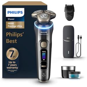 Philips Shaver i9000 Prestige Ultra, Wet & Dry Electric Shaver, Dark Slate, with Skin IQ Pro Technology, Triple Lift & Cut System, 360 NanoTech Precision Blades, 5 Shaving Modes, Model XP9402/46 Philips Shaver i9000 Prestige Ultra, Wet & Dry Electric Shaver, Dark Slate, with Skin IQ Pro Technology, Triple Lift & Cut System, 360 NanoTech Precision Blades, 5 Shaving Modes, Model XP9402/46
