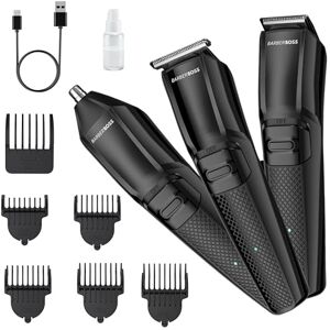 BARBERBOSS Hair & Beard Clipper for Men: Ultimate Face & Nose Precision Trimmer, Men’s All-in-One Hair Groomer, Advanced Hair & Beard Men’s Trimmer, Cordless Beard & Hair Grooming Kit BARBERBOSS Hair & Beard Clipper for Men: Ultimate Face & Nose Precision Trimmer, Men’s All-in-One Hair Groomer, Advanced Hair & Beard Men’s Trimmer, Cordless Beard & Hair Grooming Kit
