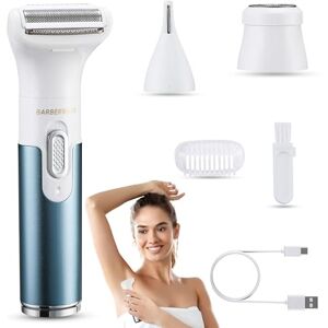 BARBERBOSS Women’s Electric Shaver, Rechargeable 3-in-1 Cordless Hair Removal, Women’s Trimmer for Face, Body & Bikini, Compact Groomer with 3 Precision Heads, USB Charging BARBERBOSS Women’s Electric Shaver, Rechargeable 3-in-1 Cordless Hair Removal, Women’s Trimmer for Face, Body & Bikini, Compact Groomer with 3 Precision Heads, USB Charging