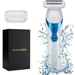 BARBERBOSS Electric Lady Shaver Cordless Grooming for Body, Under Arm, Leg, Women's Razor, Wet & Dry Use, Showerproof Design, and Bikini Trimmer QR-8081 BARBERBOSS Electric Lady Shaver Cordless Grooming for Body, Under Arm, Leg, Women's Razor, Wet & Dry Use, Showerproof Design, and Bikini Trimmer QR-8081