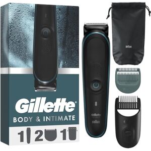 Gillette Intimate Trimmer i5, Pubic Hair Trimmer for Men, SkinFirst Waterproof Body Shaver, Cordless Wet/Dry Use, Private Parts & Manscaping Trimmer Gillette Intimate Trimmer i5, Pubic Hair Trimmer for Men, SkinFirst Waterproof Body Shaver, Cordless Wet/Dry Use, Private Parts & Manscaping Trimmer