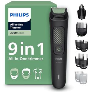 Philips Multigroom 3000 Series All-in-One 9-Piece Trimmer Shaver and Clipper for Face, Head & Body, Self-Sharpening Skin-Friendly Blades, 12 Length Settings, Model MG3946/15 Philips Multigroom 3000 Series All-in-One 9-Piece Trimmer Shaver and Clipper for Face, Head & Body, Self-Sharpening Skin-Friendly Blades, 12 Length Settings, Model MG3946/15