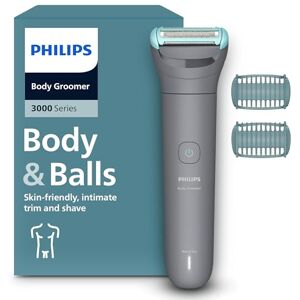 Philips Body Groomer 3000 Series Trimmer for Men with Triple Protect Shave System, Intimate Trim & Shave, Close and Smooth on Skin, 100% Showerproof, 80 Min. Runtime, Model BG3480/15 Philips Body Groomer 3000 Series Trimmer for Men with Triple Protect Shave System, Intimate Trim & Shave, Close and Smooth on Skin, 100% Showerproof, 80 Min. Runtime, Model BG3480/15
