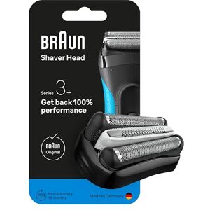 Braun Series 3+ Electric Shaver ORIGINAL Replacement Head, Get Back 100% Shaving Performance, Compatible with Series 3+ and Series 3 ProSkin Shavers, Made in Germany, 32B Braun Series 3+ Electric Shaver ORIGINAL Replacement Head, Get Back 100% Shaving Performance, Compatible with Series 3+ and Series 3 ProSkin Shavers, Made in Germany, 32B