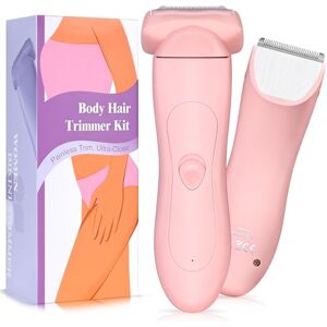 Lychico Electric Lady Bikini Trimmer for Women 2 in 1, Painless Razor Shaving kit, Personal Body Groomer for Pubic Hair, Ladies Intimate Trimmer for Body Legs Underarm, IPX7 Waterproof, Wet & Dry Use Lychico Electric Lady Bikini Trimmer for Women 2 in 1, Painless Razor Shaving kit, Personal Body Groomer for Pubic Hair, Ladies Intimate Trimmer for Body Legs Underarm, IPX7 Waterproof, Wet & Dry Use