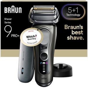 Braun Series 9 PRO+ Electric Shaver, Wet & Dry Razor for Men with 5+1 Ultra Thin Precision Blades, Pro SensoAdapt, Up to 60 min, PowerCase, Charging Stand, (Model 9625S), Graphite Braun Series 9 PRO+ Electric Shaver, Wet & Dry Razor for Men with 5+1 Ultra Thin Precision Blades, Pro SensoAdapt, Up to 60 min, PowerCase, Charging Stand, (Model 9625S), Graphite