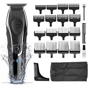 Wahl Aqua Blade Stubble and Beard Trimmer, Beard Shaping, Rechargeable, Male Grooming Set, Fully Washable, Suitable for Wet/Dry Use, Beard Care, Black Wahl Aqua Blade Stubble and Beard Trimmer, Beard Shaping, Rechargeable, Male Grooming Set, Fully Washable, Suitable for Wet/Dry Use, Beard Care, Black
