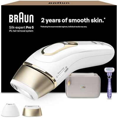 Braun - Silk Expert Pro 5 PL5137 - White/Gold - IPL device Braun - Silk Expert Pro 5 PL5137 - White/Gold - IPL device
