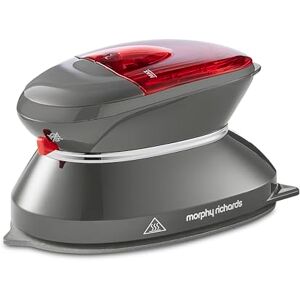 Morphy Richards Compact Travel Iron, Non Stick Soleplate, 5 to 10g Steam Rate, Fast Heat Up, 40ml Water Tank, Dual Voltage 115v to 230v, 400W, Grey, 304000 Morphy Richards Compact Travel Iron, Non Stick Soleplate, 5 to 10g Steam Rate, Fast Heat Up, 40ml Water Tank, Dual Voltage 115v to 230v, 400W, Grey, 304000