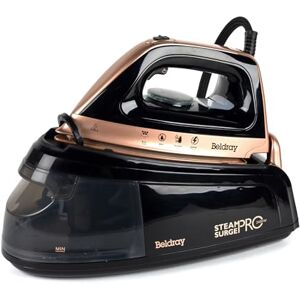 Beldray Steam Station Iron – Steam Generator Iron, Detachable 1.2L Water Tank, Smooth Glide Soleplate, Powerful Steam Burst, Vertical Steam, Adjustable Temperature Dial, 2400W, Rose Gold, BEL01137-150 Beldray Steam Station Iron – Steam Generator Iron, Detachable 1.2L Water Tank, Smooth Glide Soleplate, Powerful Steam Burst, Vertical Steam, Adjustable Temperature Dial, 2400W, Rose Gold, BEL01137-150