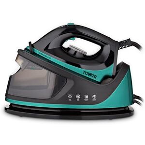 Tower T22023TL Ceraglide Steam Generator, Digital Display, 2700W, 1.2L, Teal Tower T22023TL Ceraglide Steam Generator, Digital Display, 2700W, 1.2L, Teal