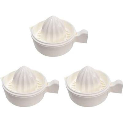 Xnuiasqe 3X Manual Lemon Squeezer, Orange Juice Squeezer, Citrus Orange Manual Hand Juicer Lid Rotation Anti-Slip Reamer Xnuiasqe 3X Manual Lemon Squeezer, Orange Juice Squeezer, Citrus Orange Manual Hand Juicer Lid Rotation Anti-Slip Reamer