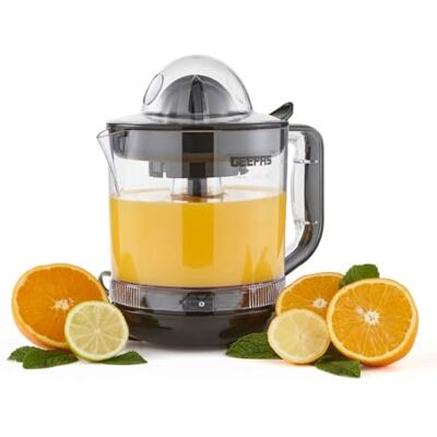 GEEPAS 25W Electric Citrus Juicer Lemon Squeezer for Orange Lime Grapefruit 1L Capacity Copper Motor with Bi-Direction Twist & Auto Start, BPA-Free Fresh Healthy Juice Daily 2 Yr Warranty Black GEEPAS 25W Electric Citrus Juicer Lemon Squeezer for Orange Lime Grapefruit 1L Capacity Copper Motor with Bi-Direction Twist & Auto Start, BPA-Free Fresh Healthy Juice Daily 2 Yr Warranty Black