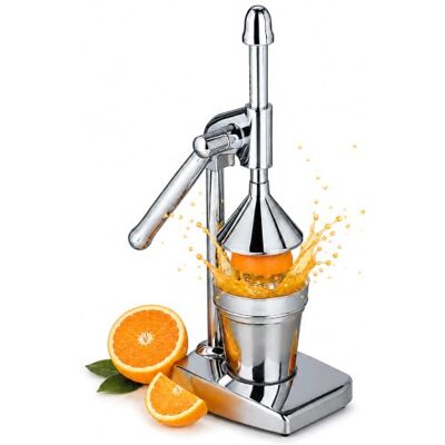 Premier Housewares Chrome Hand Juicer Manual Citrus Press for Fresh Juice Premier Housewares Chrome Hand Juicer Manual Citrus Press for Fresh Juice
