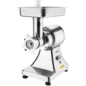 Buffalo 550W Heavy Duty Meat Mincer Size 12, Silver, Aluminium & Stainless Steel, Output: up to 130 kg/hour Includes 6 & 8 mm Perforated Plates, Feeder Pan, Pusher & Sausage Tube CH133 Buffalo 550W Heavy Duty Meat Mincer Size 12, Silver, Aluminium & Stainless Steel, Output: up to 130 kg/hour Includes 6 & 8 mm Perforated Plates, Feeder Pan, Pusher & Sausage Tube CH133