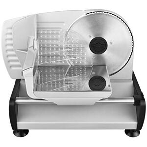 Venga! Electric Food Slicer, Precise Thickness Adjustment from 0 to 15 mm, Removable Carriage and Pusher, 150 W, Stainless Steel, VG AS 3003 BS Venga! Electric Food Slicer, Precise Thickness Adjustment from 0 to 15 mm, Removable Carriage and Pusher, 150 W, Stainless Steel, VG AS 3003 BS