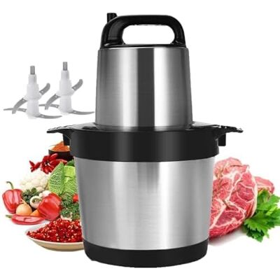 ZJGFCB Electric Meat Grinder Mincer Machine, Household Low Noise Blender with Anti-Slip Base, Suitable for Meat, Onion, Vegetable, and Nuts(Size:6L) ZJGFCB Electric Meat Grinder Mincer Machine, Household Low Noise Blender with Anti-Slip Base, Suitable for Meat, Onion, Vegetable, and Nuts(Size:6L)