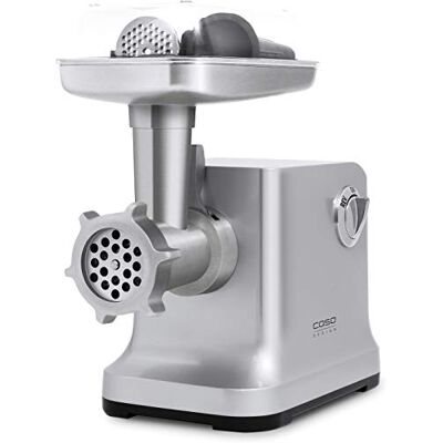 Caso Meat Grinder Mincer & Sausage Maker by FW 2000 2 Speed Level 2000W Durable Housing Comes with 3 Stainless Steel Blade Caso Meat Grinder Mincer & Sausage Maker by FW 2000 2 Speed Level 2000W Durable Housing Comes with 3 Stainless Steel Blade