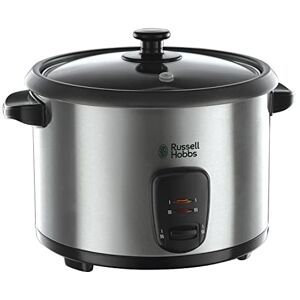 Russell Hobbs Electric Rice Cooker & Steamer 1.8L (10 cup) Keep warm function, Removable non stick bowl, Easy to clean, Steamer basket, measuring cup & spoon inc, Energy saving, 700W, 19750 Russell Hobbs Electric Rice Cooker & Steamer 1.8L (10 cup) Keep warm function, Removable non stick bowl, Easy to clean, Steamer basket, measuring cup & spoon inc, Energy saving, 700W, 19750