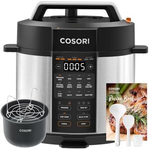 COSORI Electric Pressure Multi Cooker 5.7L, Recipe Book, 9-in-1, Steamer, Rice & Slow Cooker, Sauté Pan, Yoghurt & Cake Maker, Sous vide, Stock Pot, Food Warmer, Ceramic Non-Stick Coating COSORI Electric Pressure Multi Cooker 5.7L, Recipe Book, 9-in-1, Steamer, Rice & Slow Cooker, Sauté Pan, Yoghurt & Cake Maker, Sous vide, Stock Pot, Food Warmer, Ceramic Non-Stick Coating