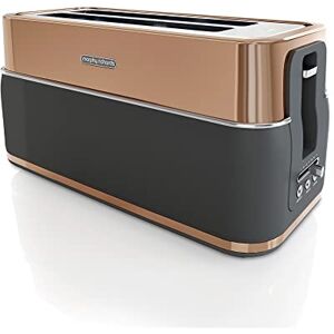 Morphy Richards Signature Opulent 4 Slice Toaster, 2 Slots, Browning Controls, Variable Width Slots, Removable Crumb Tray, Non Slip, 1800W, Copper, 245742 Morphy Richards Signature Opulent 4 Slice Toaster, 2 Slots, Browning Controls, Variable Width Slots, Removable Crumb Tray, Non Slip, 1800W, Copper, 245742