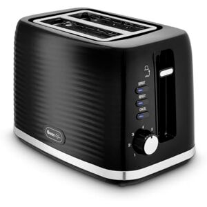 Swan ST19034BLK Wave 2-Slice Toaster, 7 Browning Levels, Defrost, Cancel & Reheat Functions, Removable Crumb Tray, Hidden Cord Storage, Non-Slip Feet, Black Swan ST19034BLK Wave 2-Slice Toaster, 7 Browning Levels, Defrost, Cancel & Reheat Functions, Removable Crumb Tray, Hidden Cord Storage, Non-Slip Feet, Black