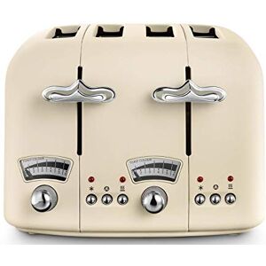 DeLonghi Argento Flora CT04.BG 4 Slice Toaster Beige DeLonghi Argento Flora CT04.BG 4 Slice Toaster Beige
